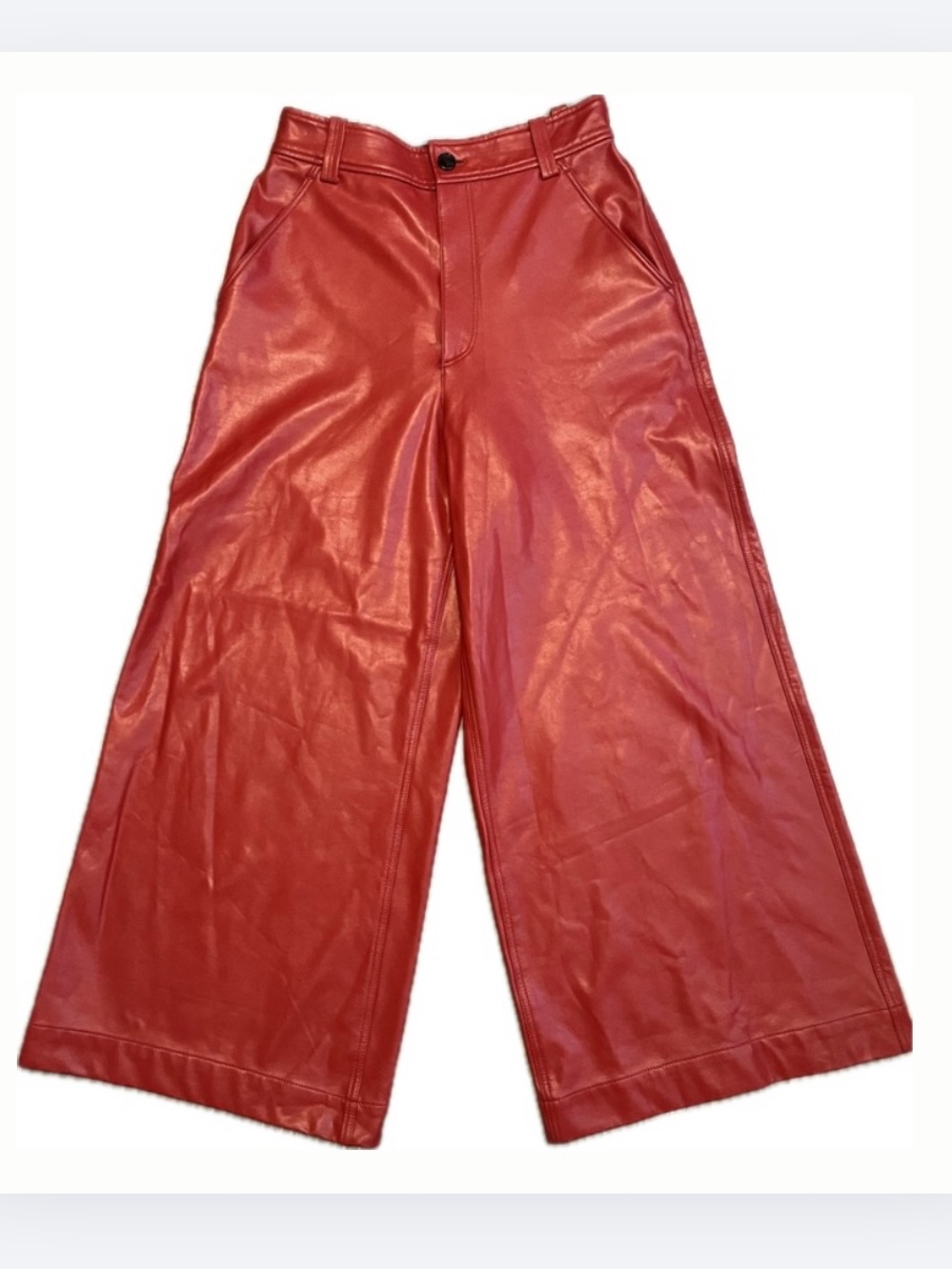 A.L.C. Wiles Vegan Leather Wide Leg Pants
